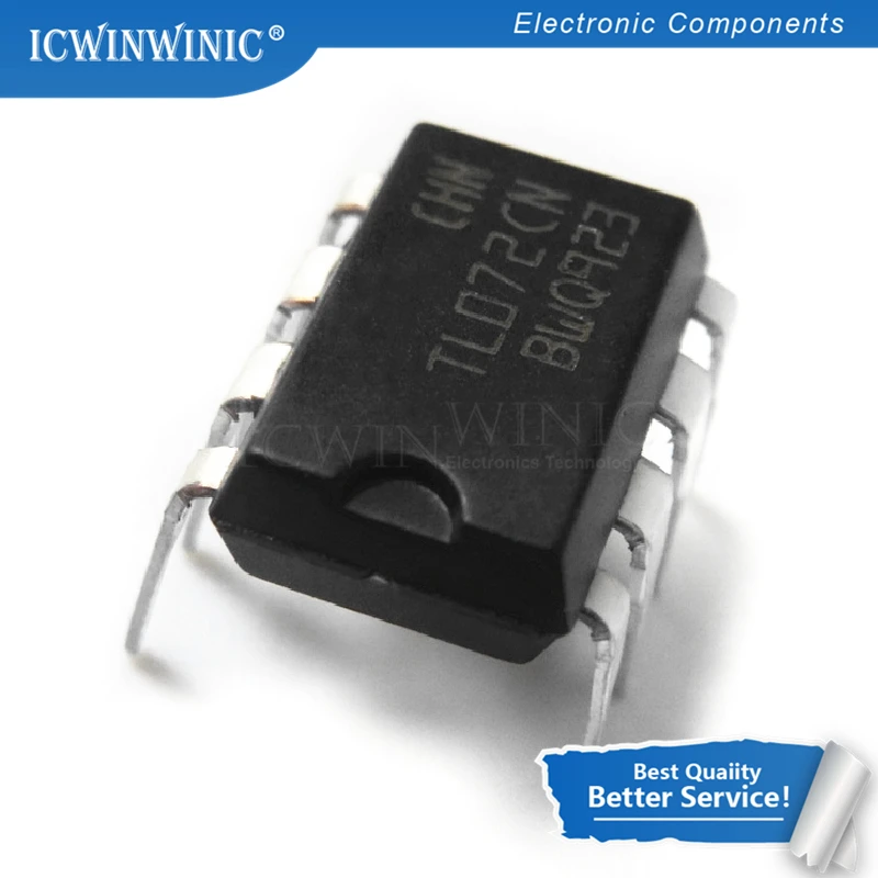 10 шт. TL072CP DIP8 TL072 DIP TL072CN DIP-8 новый и оригинальный IC | Электронные компоненты