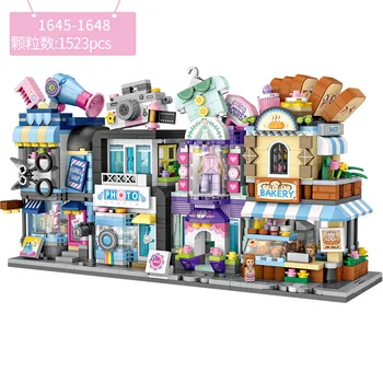 LOZ Mini Block Barber Bakery Photo Clothing Shop Architecture Model Building Blocks City Series Mini Street Store Children Brick
LOZ Mini Block Barber Bakery Photo Clothing Shop Architecture Model Building Blocks City Series Mini Street Store Children Brick