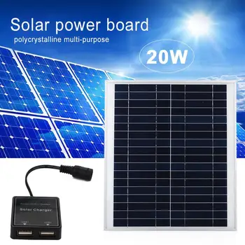 Polysilicon 20W DIY Solar Panel Solar Cells Environmental Reusable Home Improvement Car Solar Charging Equipment Durable Module
Polysilicon 20W DIY Solar Panel Solar Cells Environmental Reusable Home Improvement Car Solar Charging Equipment Durable Module
