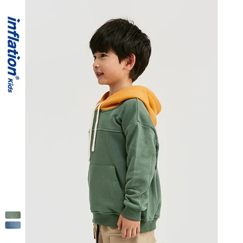INFLATION Oversized Boy Color-block Design Hoodie Kids Hoodies Drawstring Hood Boy And Girls Pullover Winter Hoodies 19552A
INFLATION Oversized Boy Color-block Design Hoodie Kids Hoodies Drawstring Hood Boy And Girls Pullover Winter Hoodies 19552A