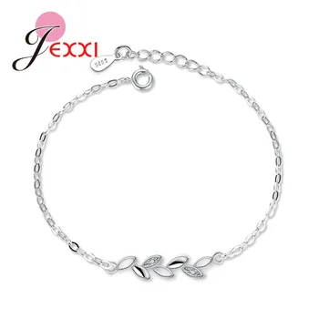 Cheap Promotion 925 Sterling Silver Jewelry Bracelet Shining White Austria Crystal Paved Leaves Branch Original Design Best Gift
Cheap Promotion 925 Sterling Silver Jewelry Bracelet Shining White Austria Crystal Paved Leaves Branch Original Design Best Gift