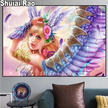 Diy Anime wings Girl diamond embroidery Cartoon ELF diamond painting full square mosaic 5d picture of rhinestones,
Diy Anime wings Girl diamond embroidery Cartoon ELF diamond painting full square mosaic 5d picture of rhinestones,