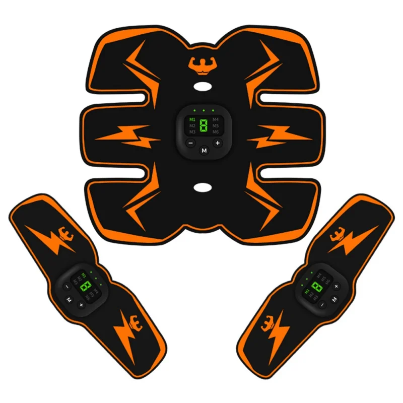 Muscle Stimulator Body Belt Unisex Stickers Massager Training Shaping Slimming Trainer Smart Fitness Abdominal | Спорт и развлечения