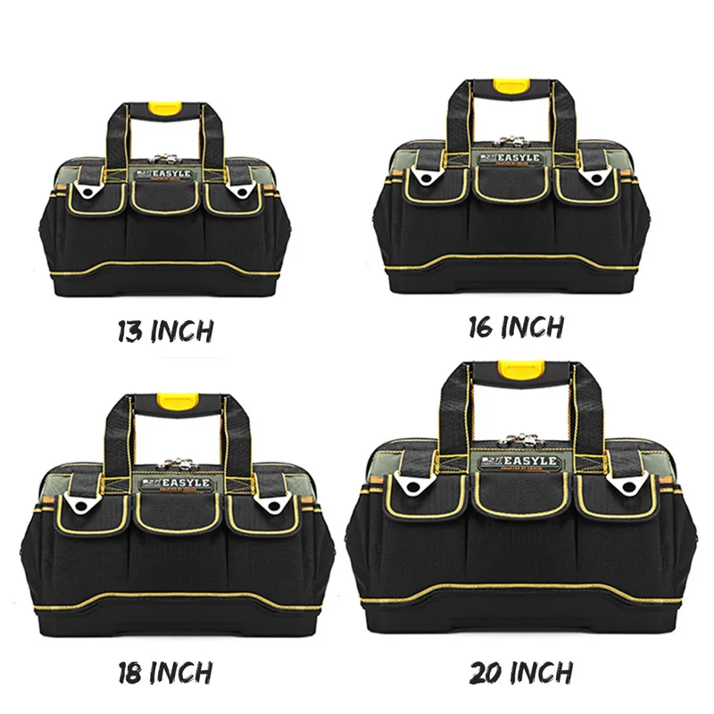 Electrician Tool Bag Holder Tool Bag Heavy Duty Tool Plastic Bottom Tools Storage Case Carrier Parts Box
Electrician Tool Bag Holder Tool Bag Heavy Duty Tool Plastic Bottom Tools Storage Case Carrier Parts Box