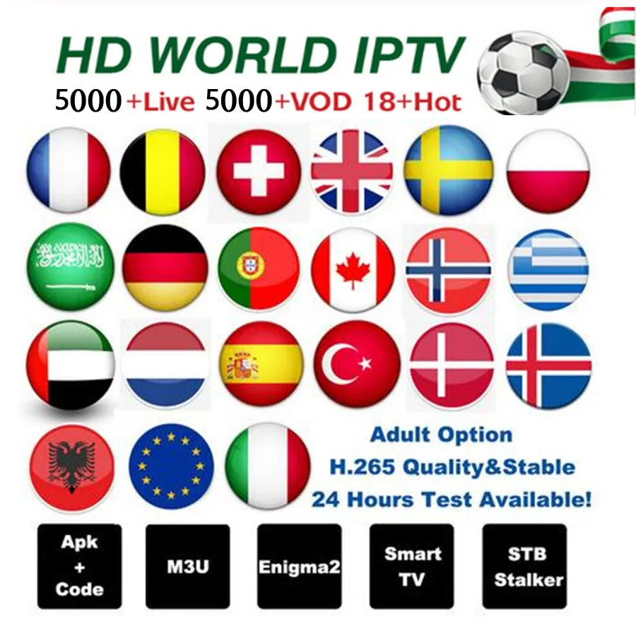 Stable Iptv Subscription Europe Full HD Iptv Spain French Include VOD Adult Channels Work for Smart tv Iptv M3U Android Device
Stable Iptv Subscription Europe Full HD Iptv Spain French Include VOD Adult Channels Work for Smart tv Iptv M3U Android Device