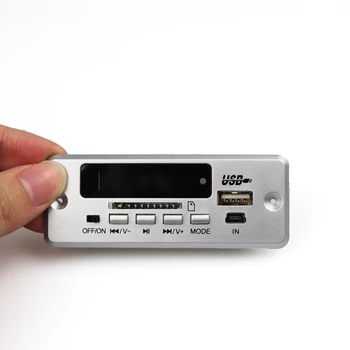 Bluetooth 5.0 MP3 Decoder Decoding Board Module Wireless Car USB MP3 Player WMA WAV TF Card Slot / USB / FM Remote Board Module
Bluetooth 5.0 MP3 Decoder Decoding Board Module Wireless Car USB MP3 Player WMA WAV TF Card Slot / USB / FM Remote Board Module