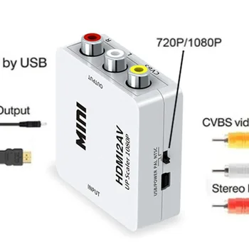 2020 New HDMI TO AV Scaler Adapter HD Video Converter Box HDMI To RCA AV/CVSB L/R Video 1080P HDMI2AV Support NTSC PAL Wholesale
2020 New HDMI TO AV Scaler Adapter HD Video Converter Box HDMI To RCA AV/CVSB L/R Video 1080P HDMI2AV Support NTSC PAL Wholesale
