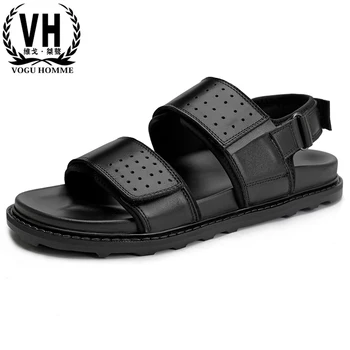 Sandals Male Summer High Quality Genuine Leather Casual Breathable Sandals mens mens gladiator sandals summer all-match cowhide
Sandals Male Summer High Quality Genuine Leather Casual Breathable Sandals mens mens gladiator sandals summer all-match cowhide