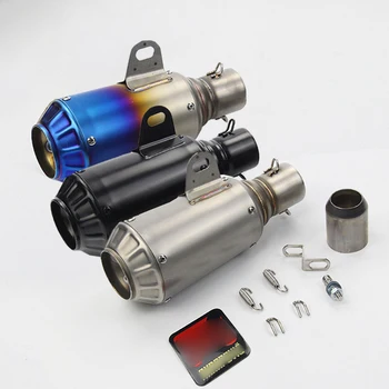 Motorcycle Exhaust Modified System ATV Scooter Escape Pipe Muffler Tube Stainless Steel 
Motorcycle Exhaust Modified System ATV Scooter Escape Pipe Muffler Tube Stainless Steel