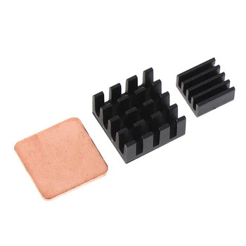 1set Pure Aluminum Copper Heatsink Cooler Heat Sink Set Kit Radiator For Raspberry Pi 3 Model B/ B Plus 3D Printer Parts
1set Pure Aluminum Copper Heatsink Cooler Heat Sink Set Kit Radiator For Raspberry Pi 3 Model B/ B Plus 3D Printer Parts
