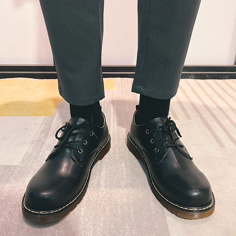 2019 Autumn & Winter New Style COUPLE'S England Simple Classic Big Head Leather Shoes Large Size Bullock Men And Women-S
2019 Autumn & Winter New Style COUPLE'S England Simple Classic Big Head Leather Shoes Large Size Bullock Men And Women-S