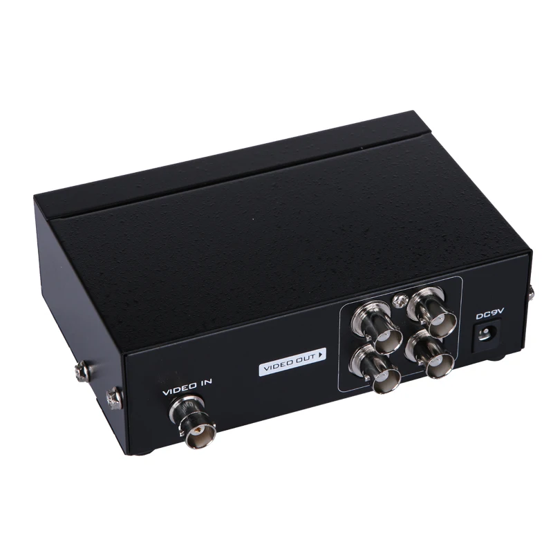4 port BCN splitter 4-port Active BNC video splitter converter CCTV DVR Composite Video BNC box(not SDI Splitter box)MT-104BC
4 port BCN splitter 4-port Active BNC video splitter converter CCTV DVR Composite Video BNC box(not SDI Splitter box)MT-104BC