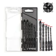 5pcs 4/5/ 6/8/10mm Cross Hex Tile Drill Bit Hole Opener Alloy Hex Shank Drill Bit For Ceramics, Granite, Tiles, Stone, Wood
5pcs 4/5/ 6/8/10mm Cross Hex Tile Drill Bit Hole Opener Alloy Hex Shank Drill Bit For Ceramics, Granite, Tiles, Stone, Wood