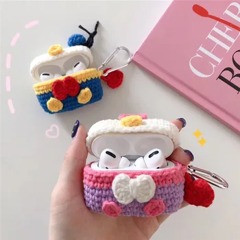 3D Cartoon knitted duck for Apple AirPods pro 2 1 Bluetooth wireless headset protective cover for AirPods 2 1
3D Cartoon knitted duck for Apple AirPods pro 2 1 Bluetooth wireless headset protective cover for AirPods 2 1