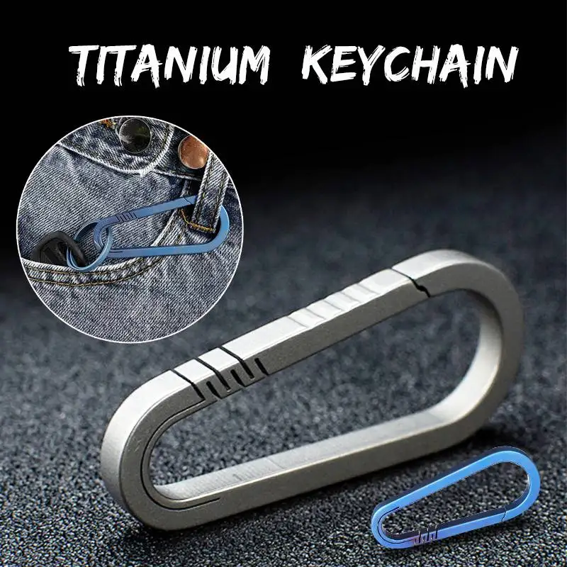6.5cm Titanium Alloy Spring Carabiner D-Ring Key Chain Clip Camping Keyring Snap Hook Outdoor Travel Kit Quickdraws
6.5cm Titanium Alloy Spring Carabiner D-Ring Key Chain Clip Camping Keyring Snap Hook Outdoor Travel Kit Quickdraws