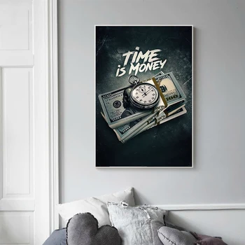 Retro Posters and Prints Time is Money Art Canvas Painting Wall Art Nordic Modern Fashion Home For Living Room Decor Unstreched
Retro Posters and Prints Time is Money Art Canvas Painting Wall Art Nordic Modern Fashion Home For Living Room Decor Unstreched