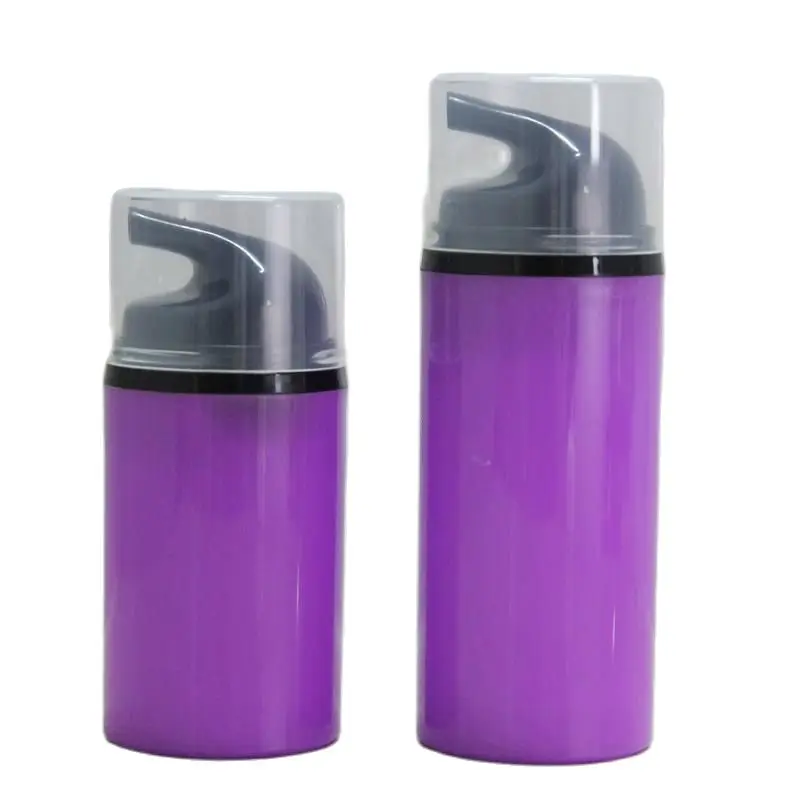 80ML purple plastic airless lotion bottle with black airless pump ,transparent lid for cream/serum/lotion/foundation using
80ML purple plastic airless lotion bottle with black airless pump ,transparent lid for cream/serum/lotion/foundation using