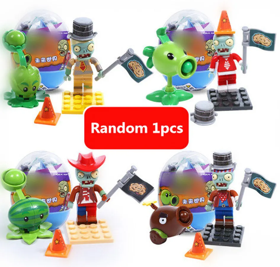 4 Genuine Plants vs. Zombies Model pvz Building Block Set Model Action Toys Compatible Capsule Egg Shooting Children's Toys
4 Genuine Plants vs. Zombies Model pvz Building Block Set Model Action Toys Compatible Capsule Egg Shooting Children's Toys
