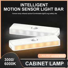 LED Under Cabinet Light Wireless Motion Sensor USB Rechargeable Night Light Light Bar for Bedroom Cabinet Wardrobe Stairs
LED Under Cabinet Light Wireless Motion Sensor USB Rechargeable Night Light Light Bar for Bedroom Cabinet Wardrobe Stairs