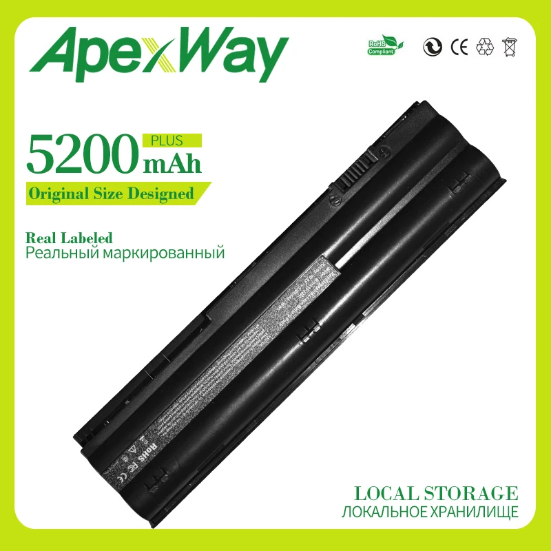Apexway 5200mAh laptop battery for HP Mini 210-3000 dm1-4000 2103 646657-241 HSTNN-LB3B HSTNN-YB3B TPN-Q101 TPN-Q102
Apexway 5200mAh laptop battery for HP Mini 210-3000 dm1-4000 2103 646657-241 HSTNN-LB3B HSTNN-YB3B TPN-Q101 TPN-Q102