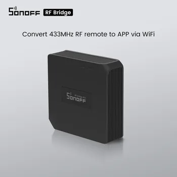 Itead SONOFF RF Bridge 433Mhz Wifi Wireless Signal Converter Smart Home Automation works with RF 433Mhz Remote Controller
Itead SONOFF RF Bridge 433Mhz Wifi Wireless Signal Converter Smart Home Automation works with RF 433Mhz Remote Controller