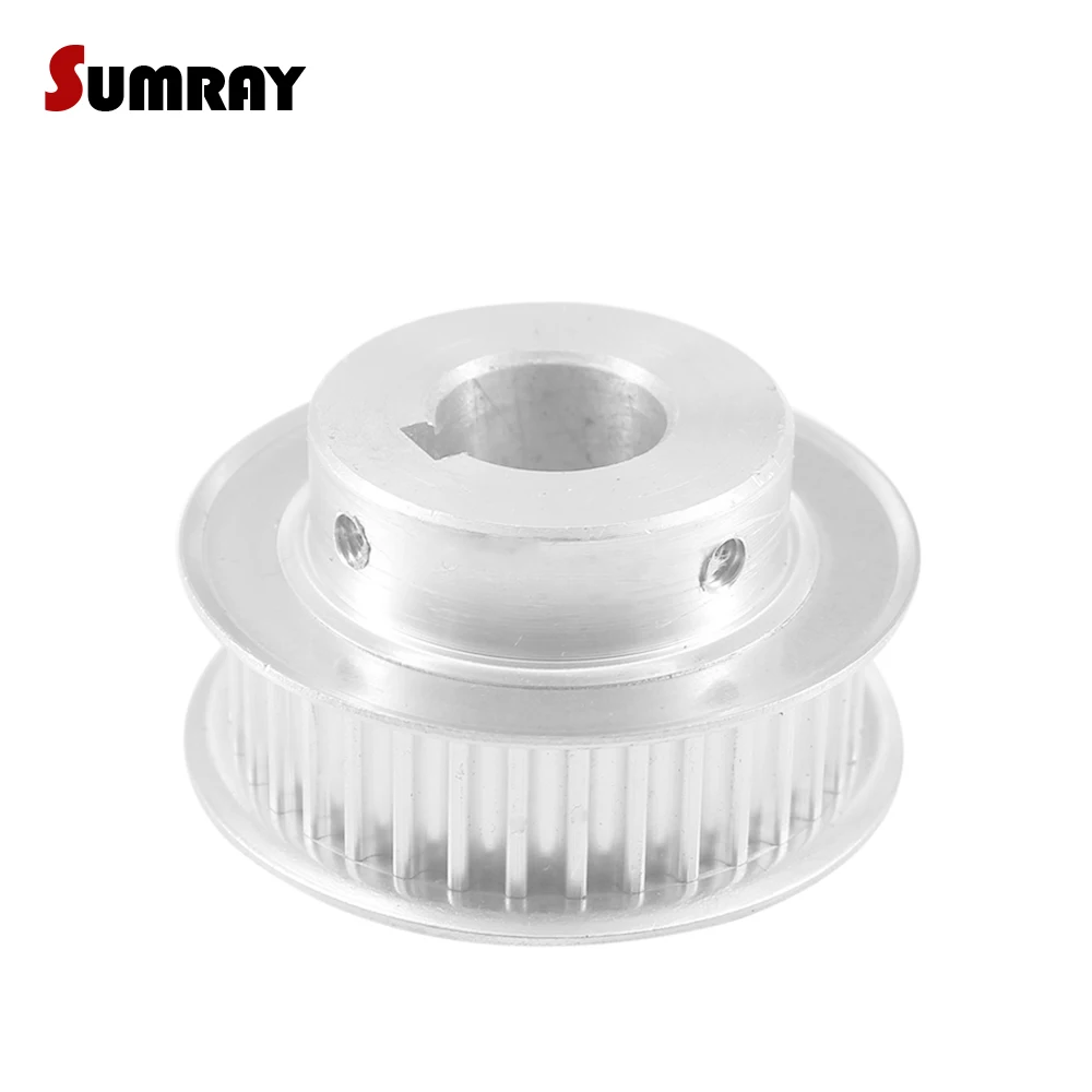 SUMRAY Keyway Timing Pulley 5M 36T 12/14/15/19/20mm bore keyway diameter 4/5/6mm 16/21mm width Synchronous Pulley Wheel
SUMRAY Keyway Timing Pulley 5M 36T 12/14/15/19/20mm bore keyway diameter 4/5/6mm 16/21mm width Synchronous Pulley Wheel