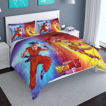 New DRAGON BALLZ 3d Bedding Set Super Saiya Son Goku Piccolo Print Duvet Cover Pillowcase Comforter Cover Set for Bedroom Decor
New DRAGON BALLZ 3d Bedding Set Super Saiya Son Goku Piccolo Print Duvet Cover Pillowcase Comforter Cover Set for Bedroom Decor