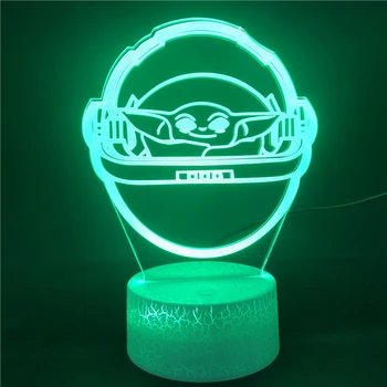 Smart Phone Control Yoda Baby Unique Prize for Child LED Night Light Bright Base Colorful with Remote Atmosphere Touch Sensor
Smart Phone Control Yoda Baby Unique Prize for Child LED Night Light Bright Base Colorful with Remote Atmosphere Touch Sensor