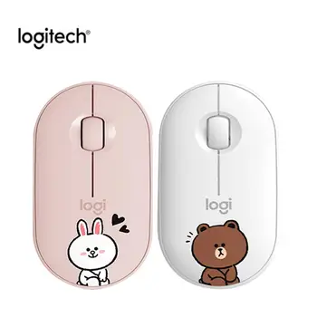 Logitech Original Line Friends 1000DPI Dual-connectivity Wireless Mute Mouse Cute Animal Optical Mice for laptop pc
Logitech Original Line Friends 1000DPI Dual-connectivity Wireless Mute Mouse Cute Animal Optical Mice for laptop pc