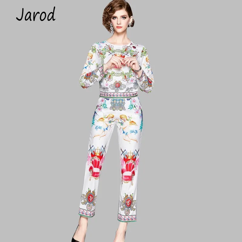 2019 New Fashion Spring Autumn Suits Women's Casual Long Sleeve T-shirt and Elegant Angel Print Pants 2 Pieces Set
2019 New Fashion Spring Autumn Suits Women's Casual Long Sleeve T-shirt and Elegant Angel Print Pants 2 Pieces Set