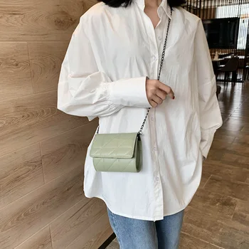Fashion Women Shoulder Messenger Bag PU Leather Solid Color Chain Small Crossbody Handbags Ladies for Elegant Shopping
Fashion Women Shoulder Messenger Bag PU Leather Solid Color Chain Small Crossbody Handbags Ladies for Elegant Shopping
