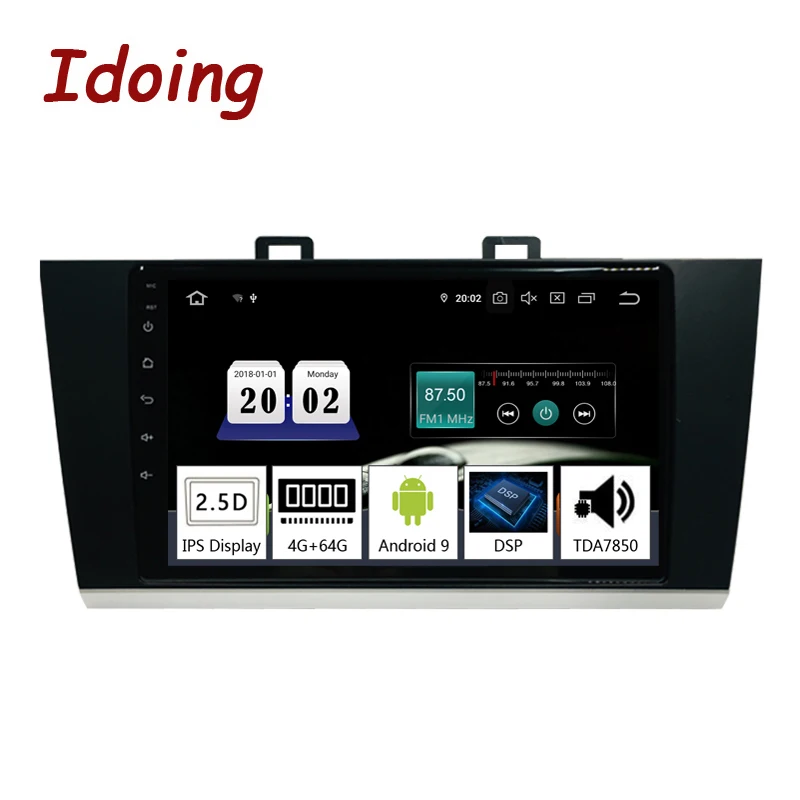 Idoing 9"Car Android9.0 Radio Multimedia Player For Subaru Outback Legacy 2015-2018 PX5 4G+64G Octa Core GPS Navigation 2.5D
Idoing 9"Car Android9.0 Radio Multimedia Player For Subaru Outback Legacy 2015-2018 PX5 4G+64G Octa Core GPS Navigation 2.5D