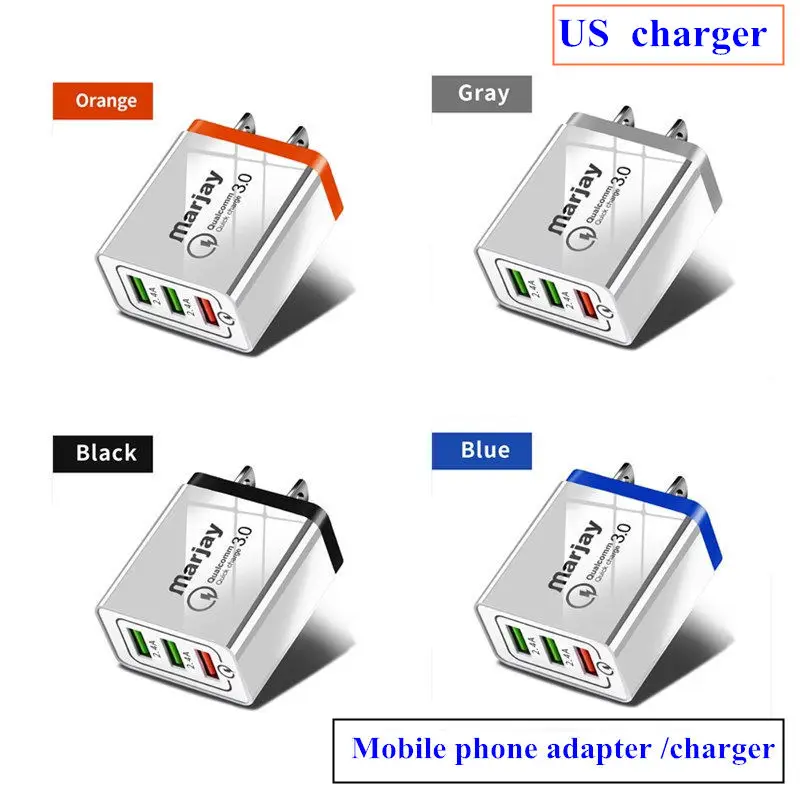 USB 3.0 quick charger 3 port for iPhone X 8 7 11 iPad Fast Wall Charger for Xiaomi note6 7 8 pro Huawei Phone Charger US version
USB 3.0 quick charger 3 port for iPhone X 8 7 11 iPad Fast Wall Charger for Xiaomi note6 7 8 pro Huawei Phone Charger US version