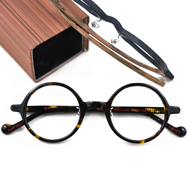 Vazrobe Small Round Glasses Frame Men Acetate Eyeglasses Man Vintage Spectacles Wooden Grain Eyewear photochromic progressive
Vazrobe Small Round Glasses Frame Men Acetate Eyeglasses Man Vintage Spectacles Wooden Grain Eyewear photochromic progressive