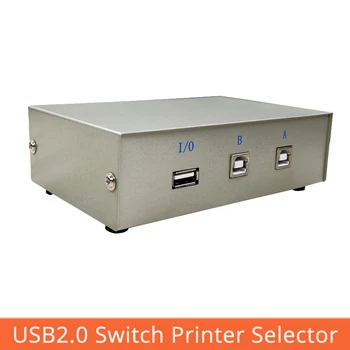 2 port USB2.0 switch printer selector manual button switch two in 1 out usb computer sharing converte
2 port USB2.0 switch printer selector manual button switch two in 1 out usb computer sharing converte