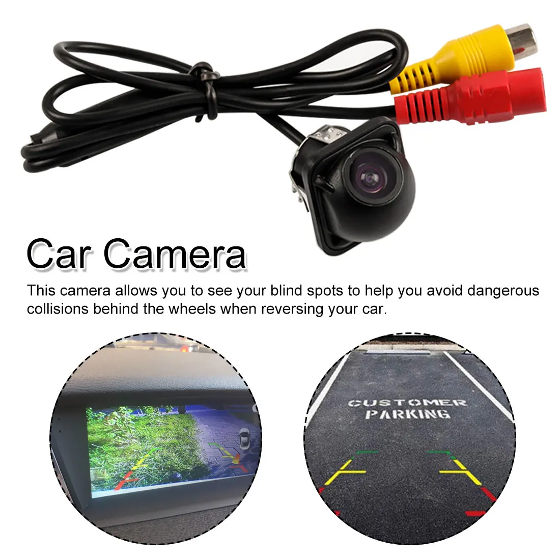 Car Rear view Front Mirror 170° Wide Angle View Backup Parking Reversing Night Vision Camera
Car Rear view Front Mirror 170° Wide Angle View Backup Parking Reversing Night Vision Camera