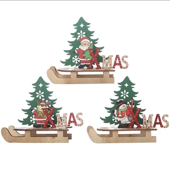 3PC Christmas Tree Shape Wooden Pendants DIY Santa Claus Snowman Xmas Tree Deer Ornaments Christmas Party Decoration Kids Gift 
3PC Christmas Tree Shape Wooden Pendants DIY Santa Claus Snowman Xmas Tree Deer Ornaments Christmas Party Decoration Kids Gift