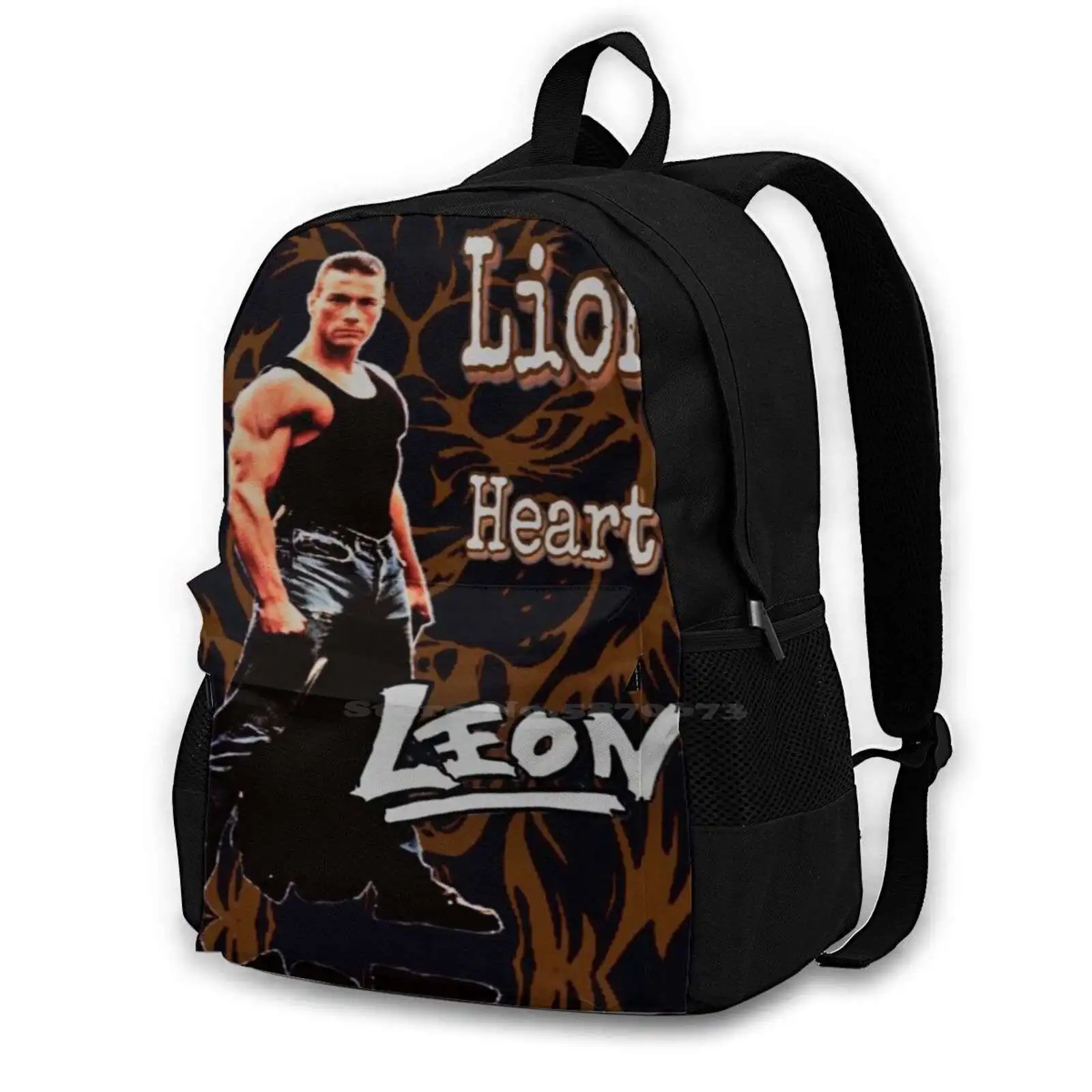 

Leon The Lion Heart New Arrivals Satchel Schoolbag Bags Backpack Jean Claude Van Damme Lionheart Lion Heart Movie Sermani