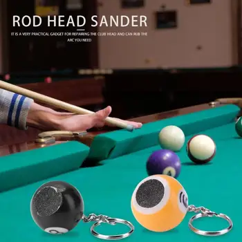 Small Billiard Rod Tips Ball Shaper Keychain Ball Wide Scope of Application Long Service Life Cue Tips Sander Pool Supplies
Small Billiard Rod Tips Ball Shaper Keychain Ball Wide Scope of Application Long Service Life Cue Tips Sander Pool Supplies
