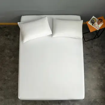 Bonenjoy 1 pc Fitted Sheet White Bed Sheet Sets Solid Color Double/Queen/King Size Sheet on Rubber Band sabanas (No Pillowcase)
Bonenjoy 1 pc Fitted Sheet White Bed Sheet Sets Solid Color Double/Queen/King Size Sheet on Rubber Band sabanas (No Pillowcase)