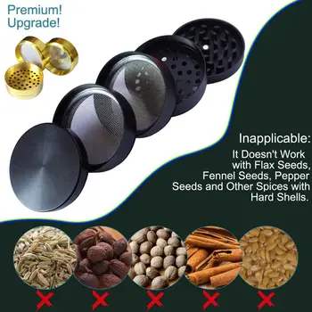 5 Layers Durable Zinc Fine Spice Herb Grinder with Cleaning Brush & Scraper for Dry Herb and Tobacco 
5 Layers Durable Zinc Fine Spice Herb Grinder with Cleaning Brush & Scraper for Dry Herb and Tobacco