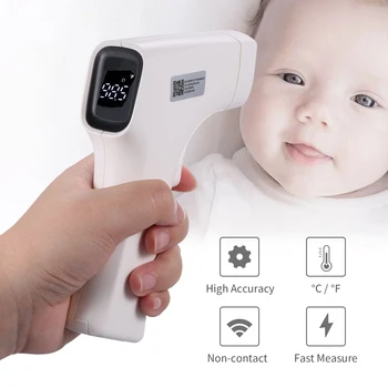 Non-contact Infrared Thermometer Forehead Digital Temperature Measurement LCD Digital Display Fast Measure IR Thermometer
Non-contact Infrared Thermometer Forehead Digital Temperature Measurement LCD Digital Display Fast Measure IR Thermometer