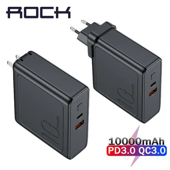 ROCK 10000mah Power Bank With EU USB Plug 3A Type-C and Usb Output Powerbank PD3.0+QC3.0 Fast Charger for iPhone Samsung Huawei
ROCK 10000mah Power Bank With EU USB Plug 3A Type-C and Usb Output Powerbank PD3.0+QC3.0 Fast Charger for iPhone Samsung Huawei