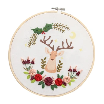 HIPSTEEN DIY Cross Stitch Kit Handmade Embroidery Craft With 20 X 20cm Hoop Needle For Family Friends Birthday Gift - Antler/Fox
HIPSTEEN DIY Cross Stitch Kit Handmade Embroidery Craft With 20 X 20cm Hoop Needle For Family Friends Birthday Gift - Antler/Fox