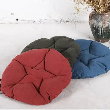 Soft Cushion Round Pentagram Stitching Tatami Ramie Cushion Comfortable Light Padded Thicken Customized Cushion For Winter 
Soft Cushion Round Pentagram Stitching Tatami Ramie Cushion Comfortable Light Padded Thicken Customized Cushion For Winter