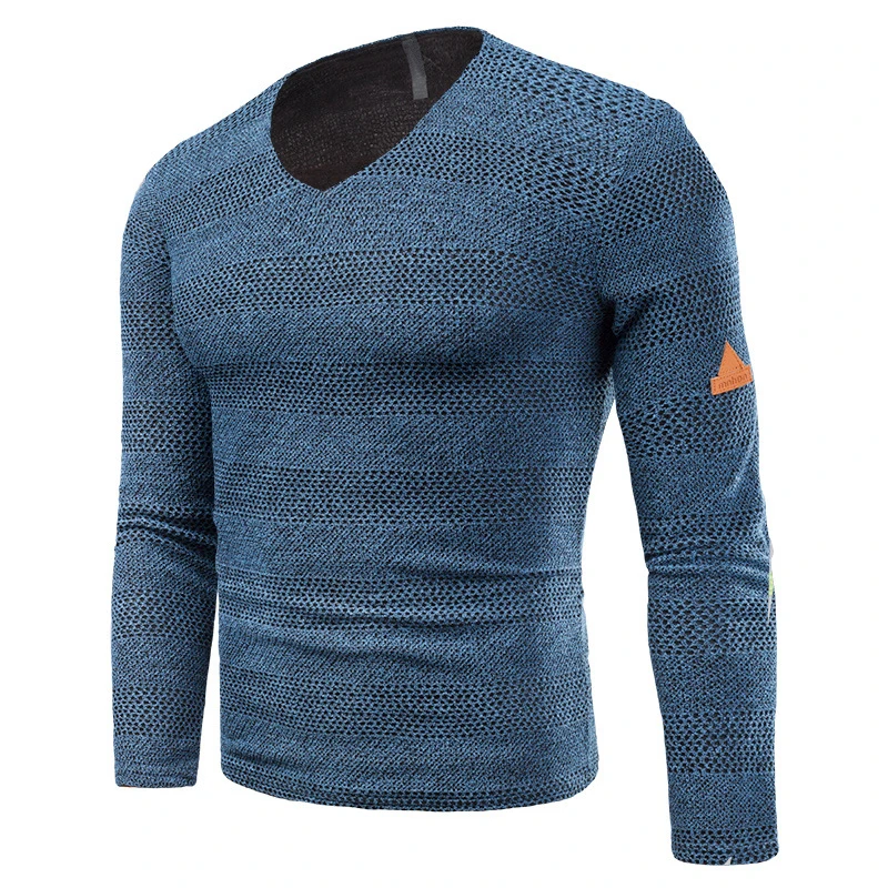 High Quality Men's Fashion Hollow T-Shirt Spring Autumn Long-Sleeved Fleeced Tee Shirts Solid Color Round Collar Tops Plus Size
High Quality Men's Fashion Hollow T-Shirt Spring Autumn Long-Sleeved Fleeced Tee Shirts Solid Color Round Collar Tops Plus Size