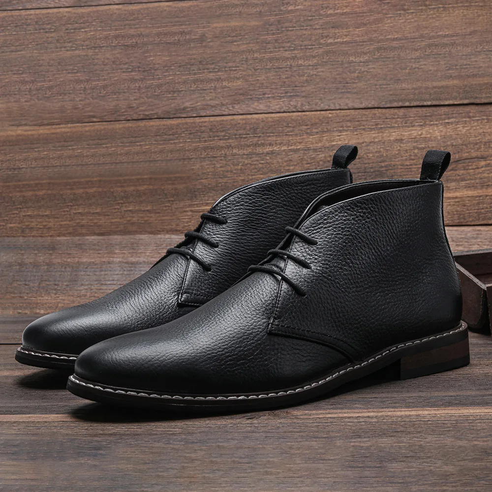 Men's boots Genuine Leather Men's ankle boots Brand quality Chelsea boots for men
Men's boots Genuine Leather Men's ankle boots Brand quality Chelsea boots for men