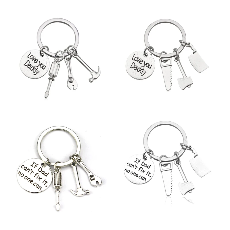 1PC "If Dad Can't Fix It No One Can" Hand Tools Keychain Daddy Key Rings Gift for Dad Fathers Day Father Key Chain Accessories
1PC "If Dad Can't Fix It No One Can" Hand Tools Keychain Daddy Key Rings Gift for Dad Fathers Day Father Key Chain Accessories