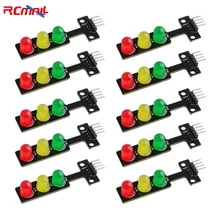 RCmall 10pcs Mini 5V Traffic Light LED Display Module for Arduino Red Yellow Green 5mm LED RGB Traffic Light
RCmall 10pcs Mini 5V Traffic Light LED Display Module for Arduino Red Yellow Green 5mm LED RGB Traffic Light