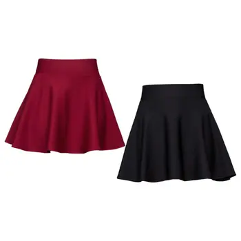 THINKTHENDO Women Girl Versatile Stretchy Flared Casual Skater Skirt with Shorts High Waist Solid Color Pleated A-Line
THINKTHENDO Women Girl Versatile Stretchy Flared Casual Skater Skirt with Shorts High Waist Solid Color Pleated A-Line